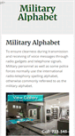 Mobile Screenshot of militaryalphabet.org